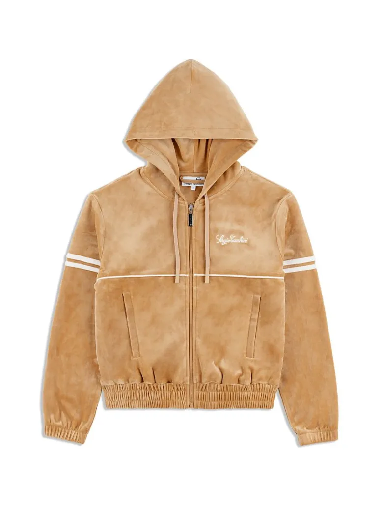 Fashion Women'S Scopeto Hoodie- Meerkat Velour