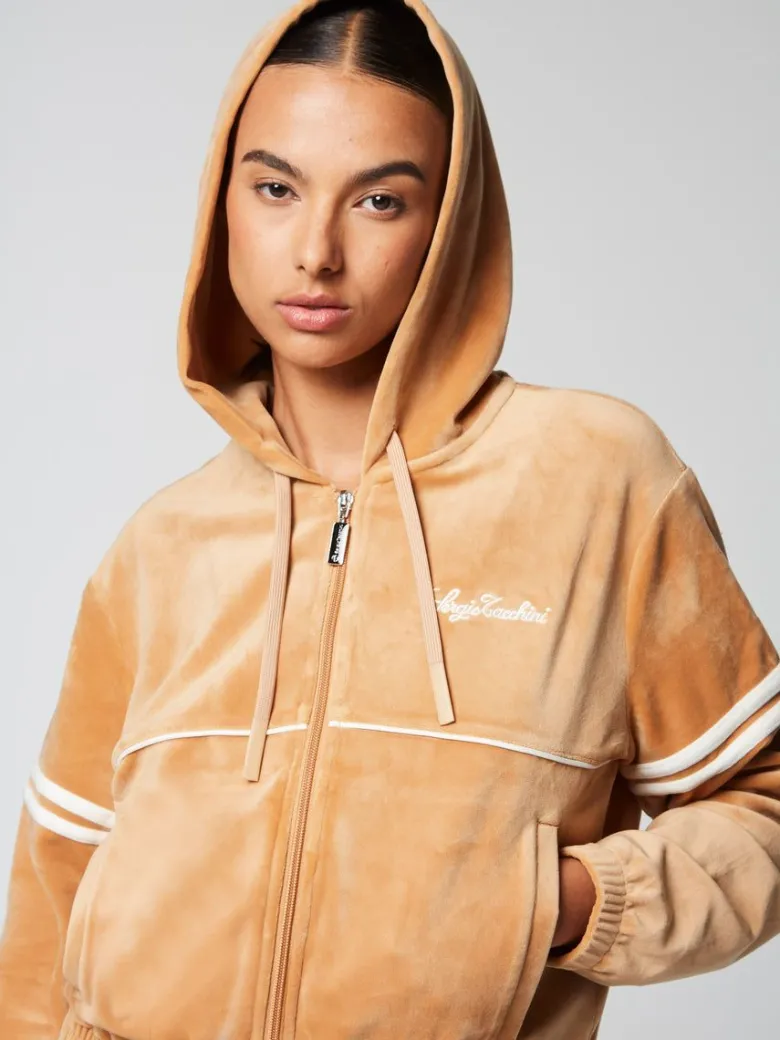 Fashion Women'S Scopeto Hoodie- Meerkat Velour
