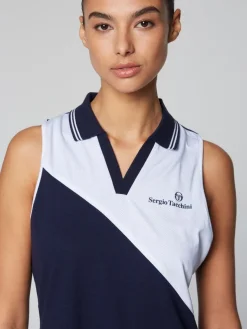 Outlet Women'S Vigentino Tennis Dress- Maritime Blue Dresses