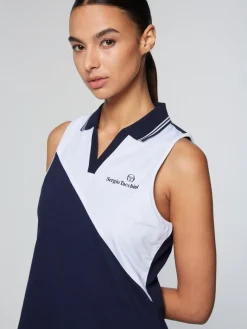 Outlet Women'S Vigentino Tennis Dress- Maritime Blue Dresses