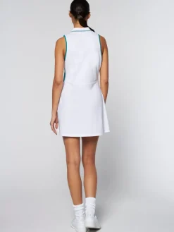 Fashion Women'S Vigentino Tennis Dress- White Dresses