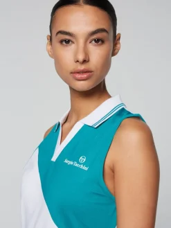 Fashion Women'S Vigentino Tennis Dress- White Dresses