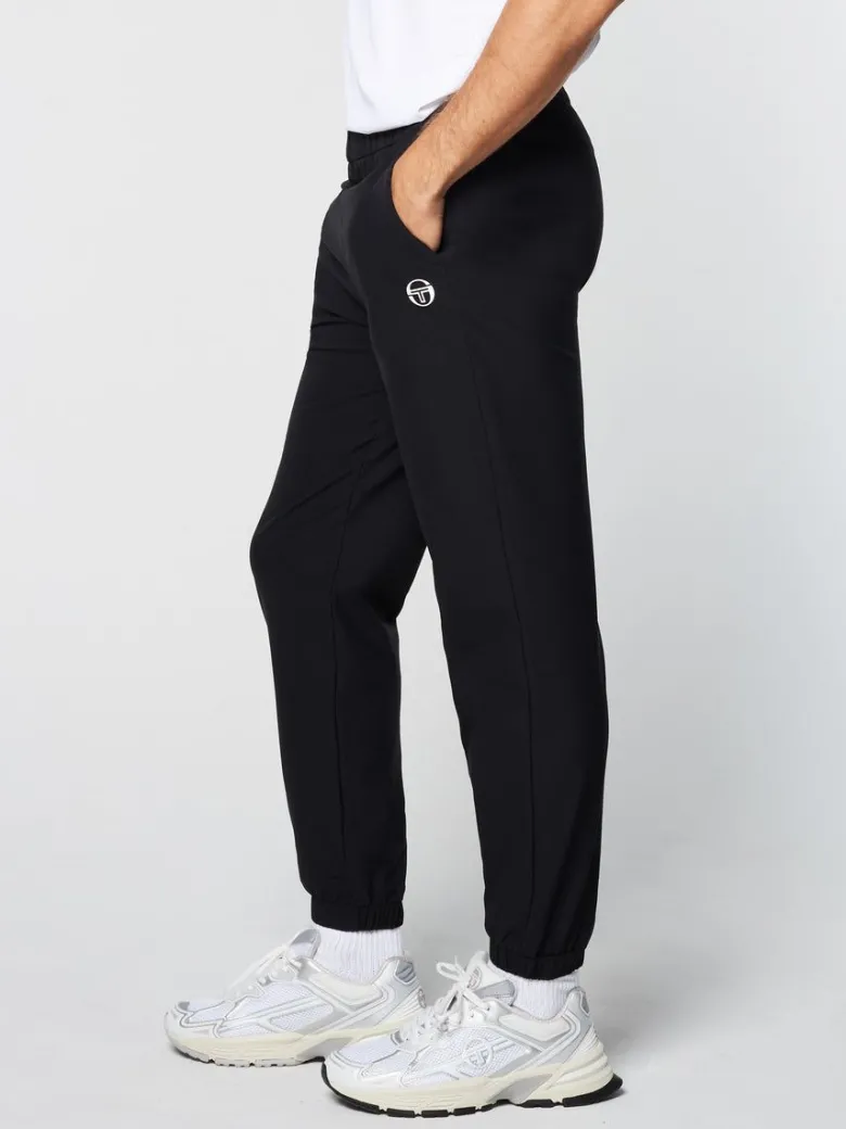 Fashion Woven Cargo Jogger Pants- Black View All