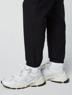 Fashion Woven Cargo Jogger Pants- Black View All