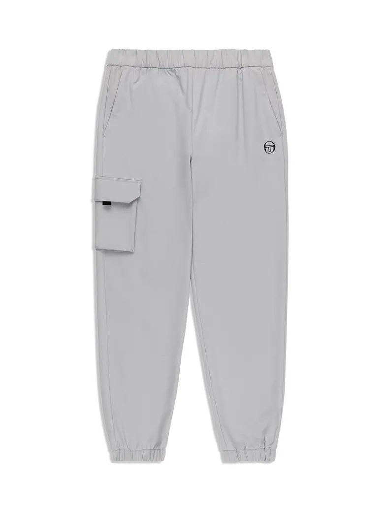 Fashion Woven Cargo Jogger Pants- Heather Grey View All