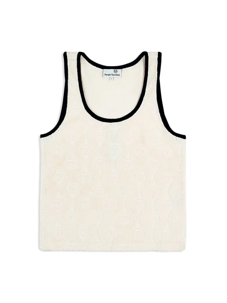 New Zona Tank- Gardenia For The Court