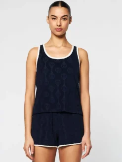 Best Zona Tank- Maritime Blue For The Court