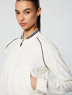 New Zona Track Jacket- Gardenia For The Court